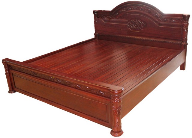 Các loại gỗ có vân đẹp là sự lựa chọn hoàn hảo cho giường ngủ