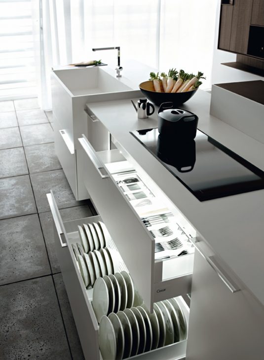 Tủ bếp hiện đại giải pháp hoàn hảo giúp kiệm tối đa không gian lưu trữ mau tu bep hien dai 11