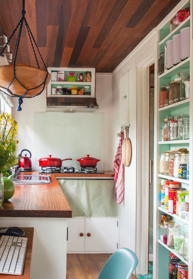 20 Ý tưởng tuyệt vời cho phòng bếp nhỏ y tuong nha bep nho 7