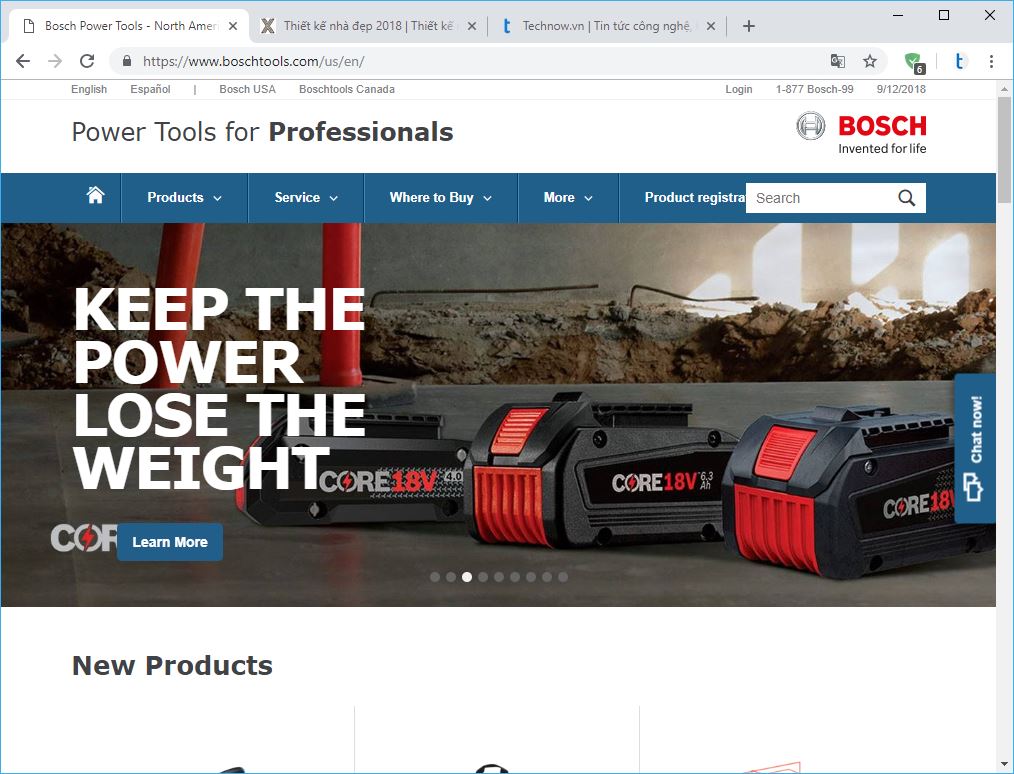 10 thương hiệu hàng đầu về công cụ điện và máy cầm tay. Bosch