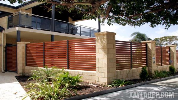 50 Mẫu hàng rào sắt đẹp cho nhà cấp 4 và biệt thự sân vườn (thiết kế mới) mau hang rao dep 6